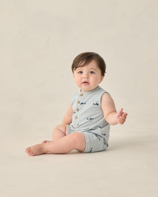 Davis Romper || Sharks