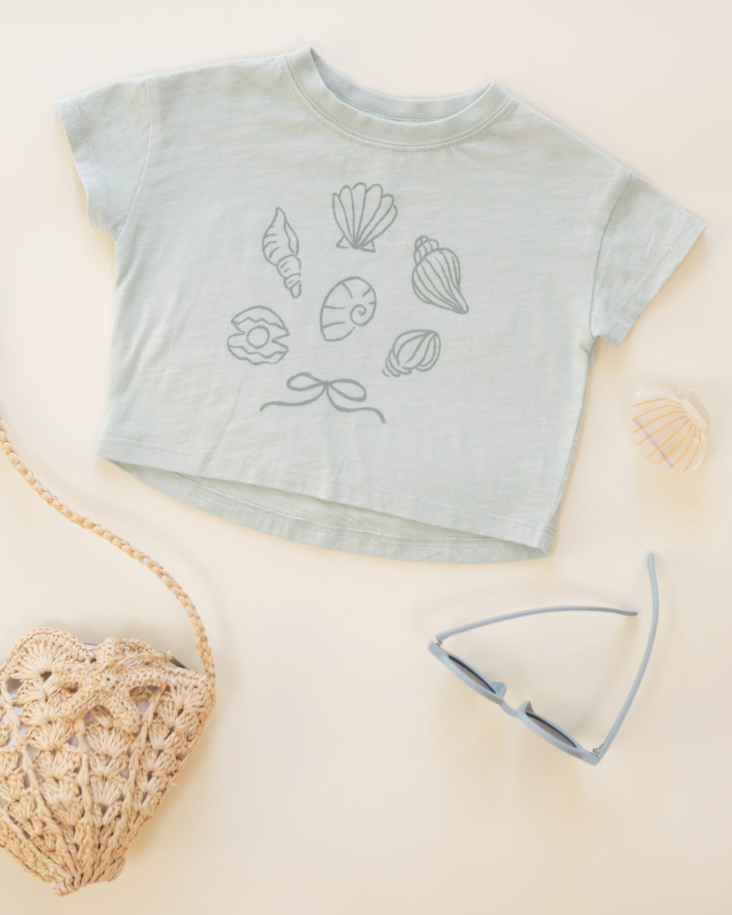 Boxy Tee || Seashells