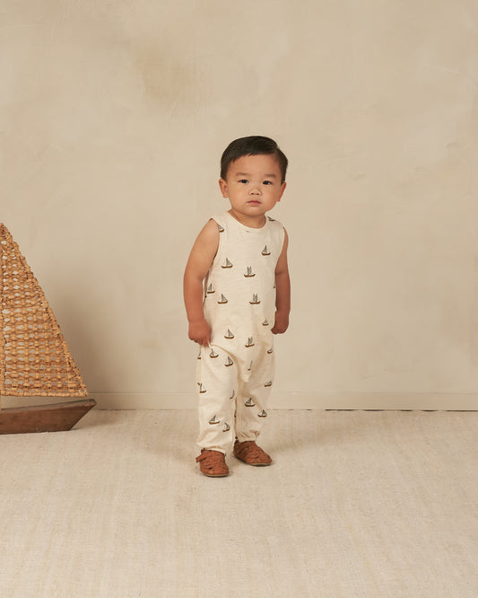 Mills Jumpsuit | Sailboats