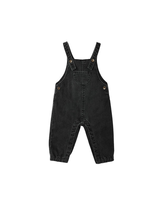 Baby Overalls || Washed Black