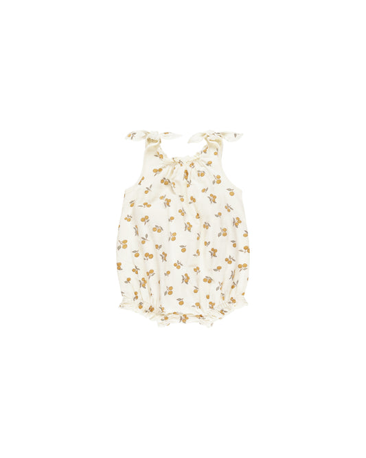 Shoulder Tie Bubble || Oranges