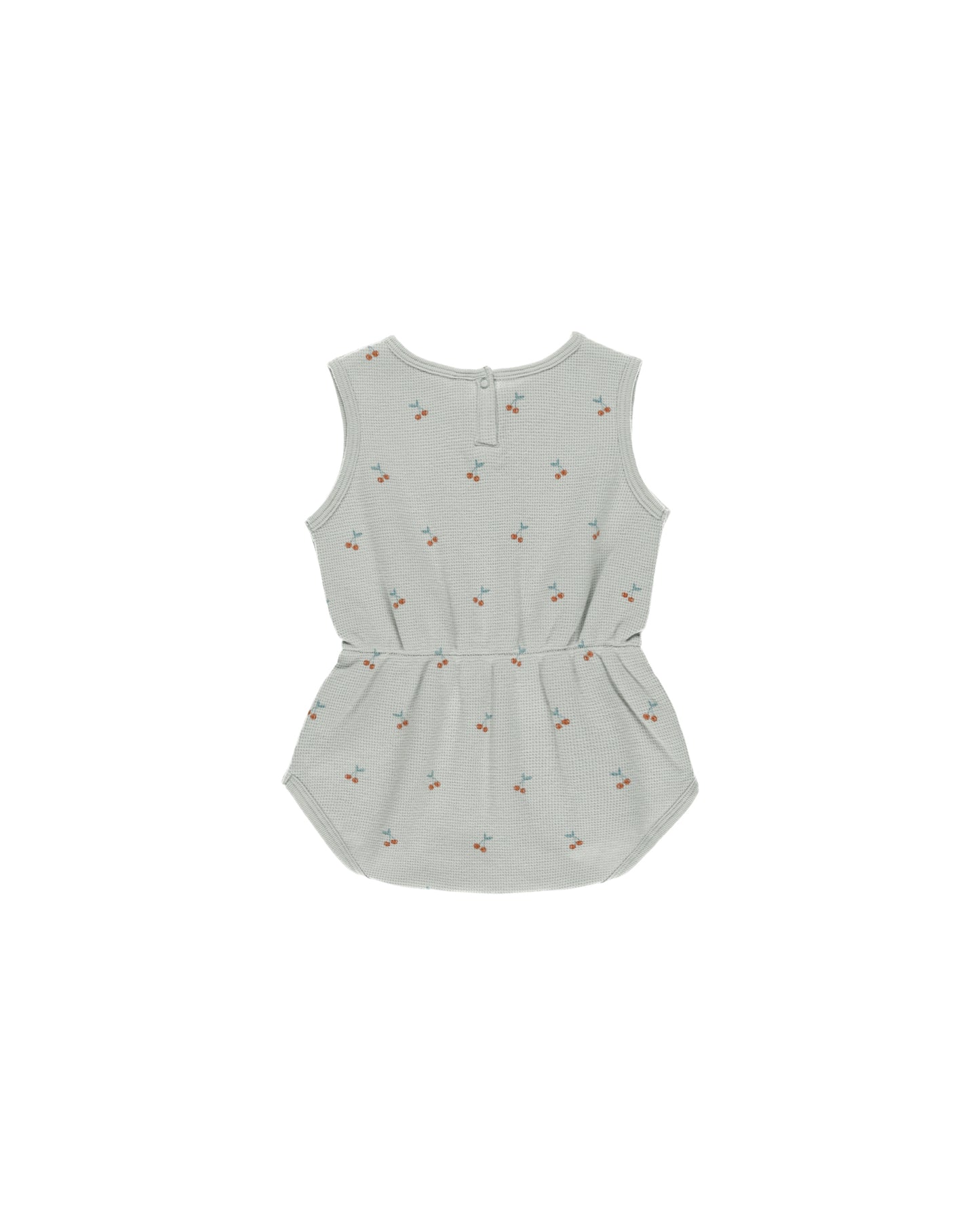 Cinch Playsuit || Seafoam Cherries