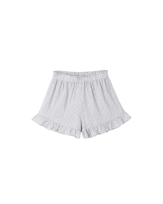 Ruffle Shorts | Dusty Blue