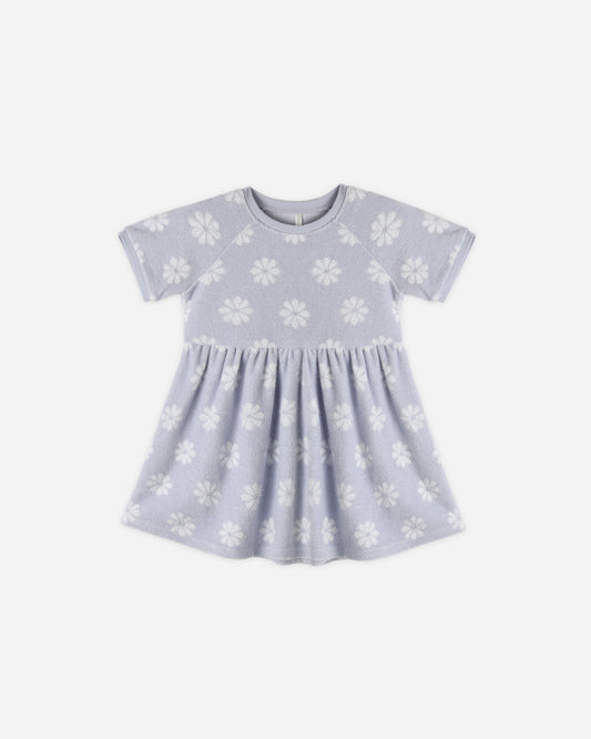 Raglan Dress || Periwinkle Daisy