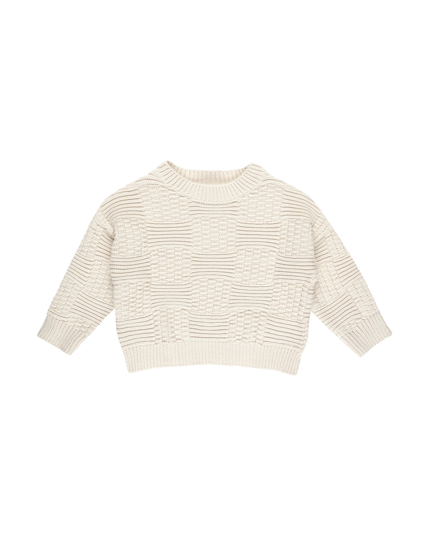 Aspen Sweater | Natural Check