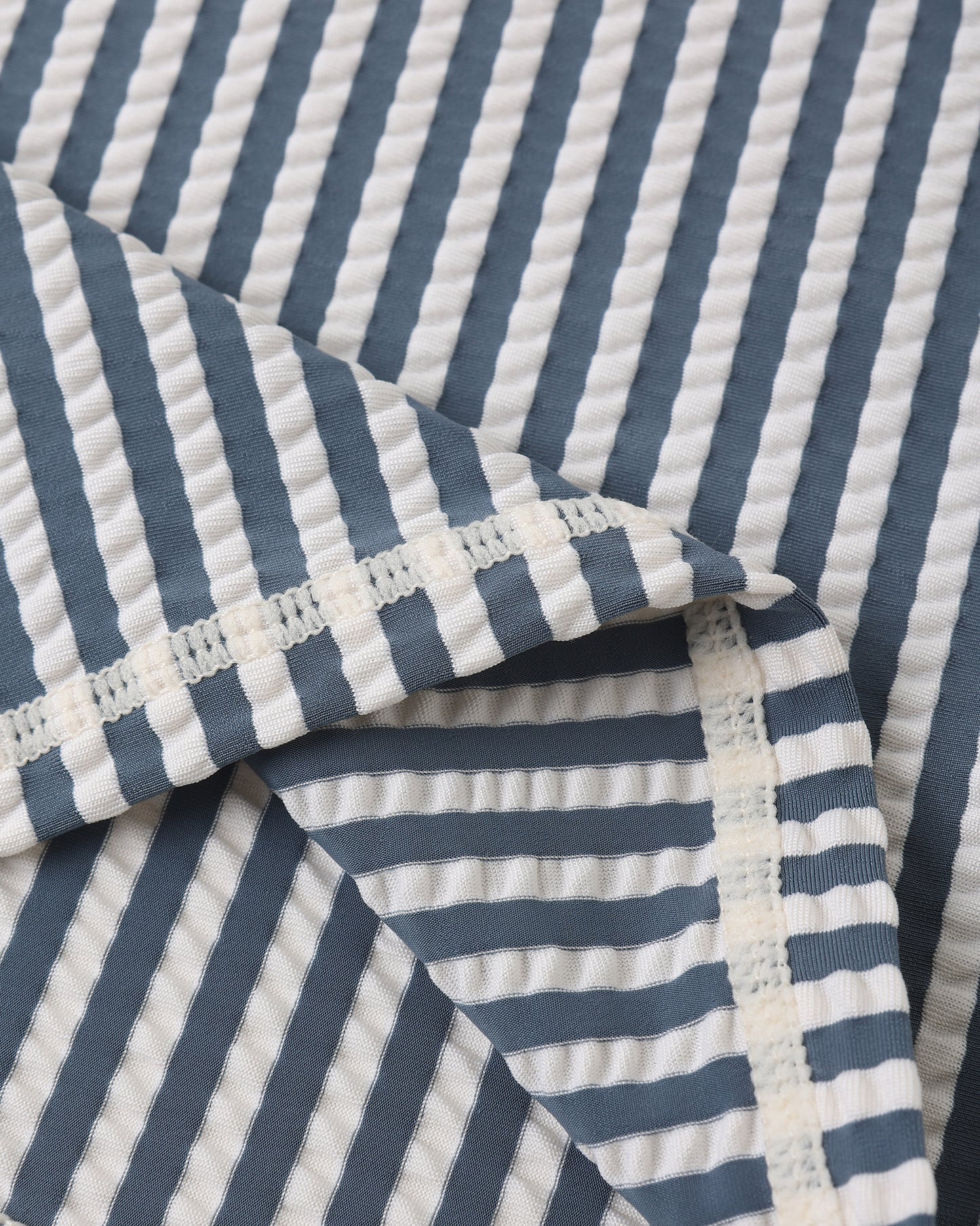 Boys Rashguard Set || Navy Stripe