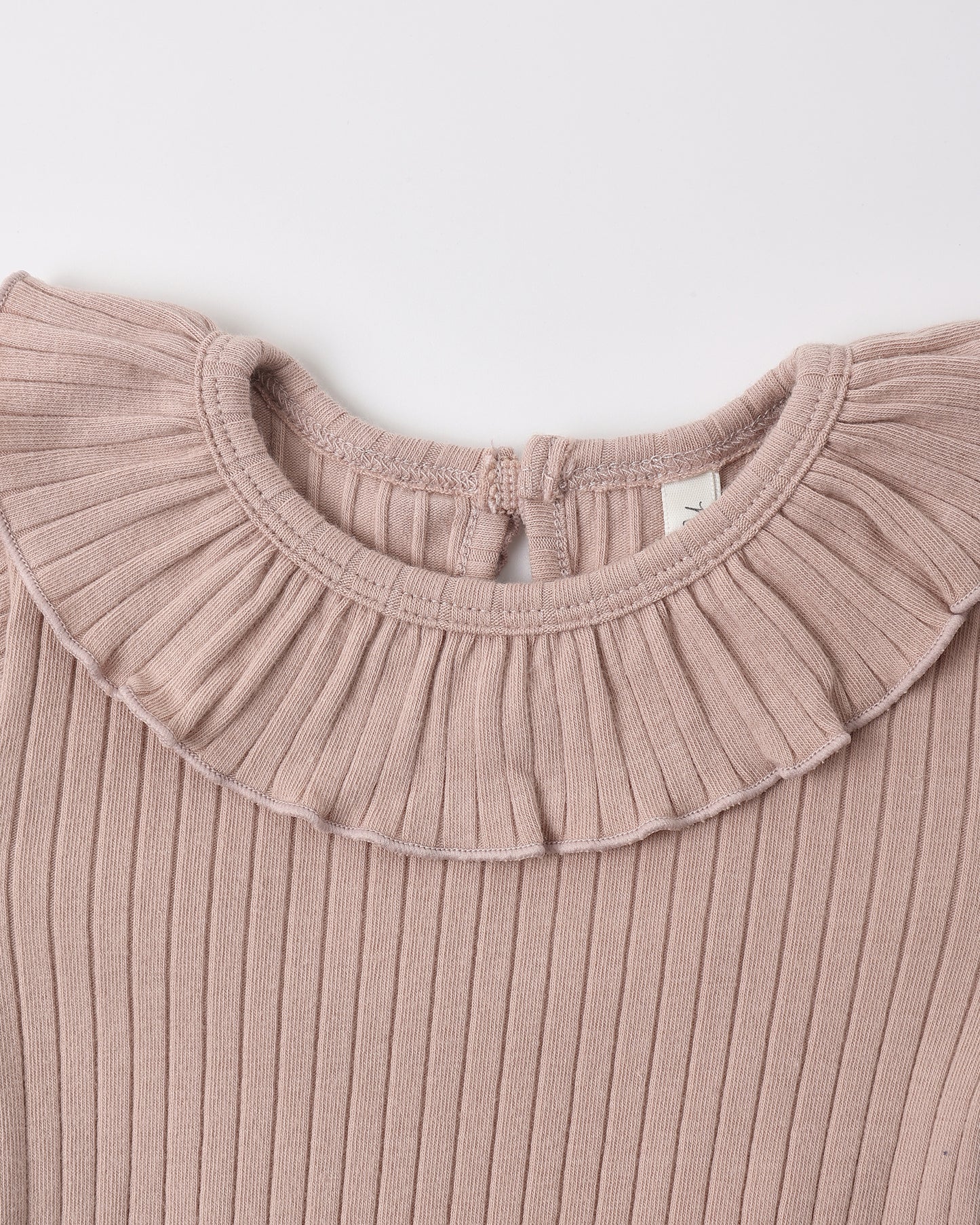 Ruffle Collar Bodysuit || Rosewood
