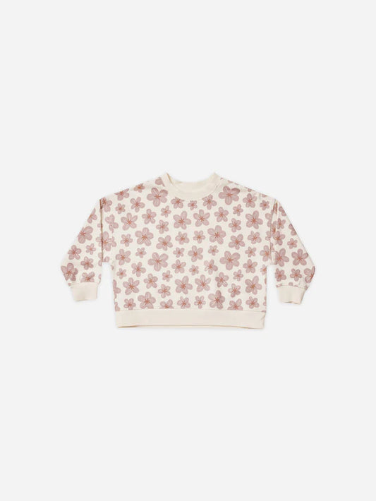 Boxy Pullover | Hibiscus
