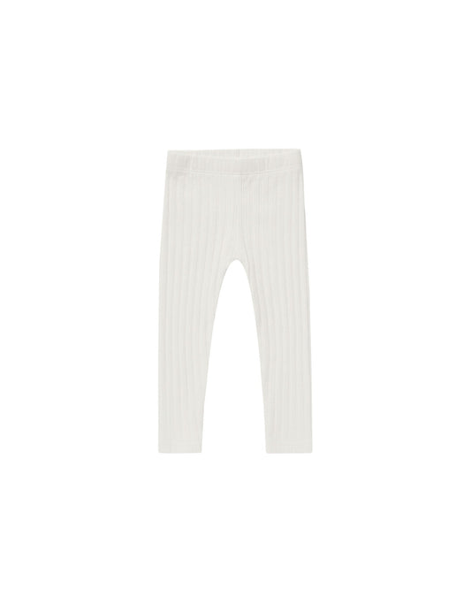 Ribbed Legging | Ivory