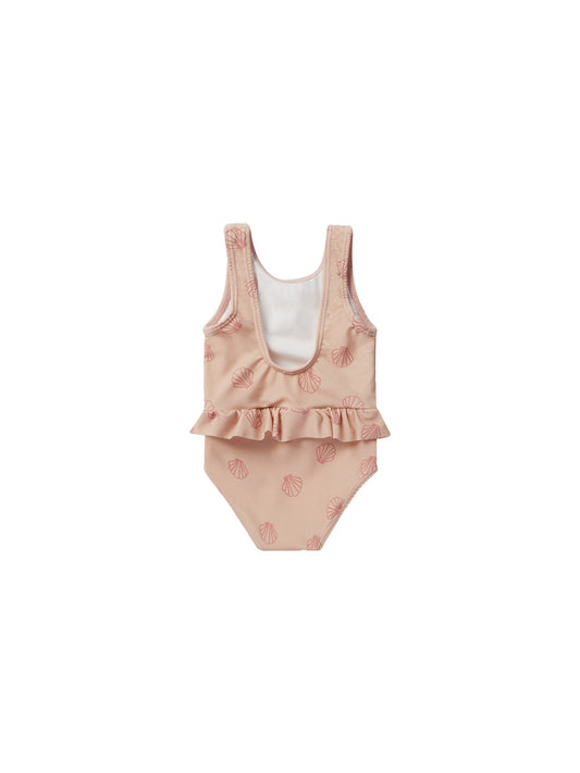 Skirted One-Piece Swimsuit | Seashell