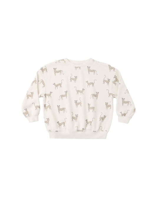 Relaxed Sweatshirt | Leopards