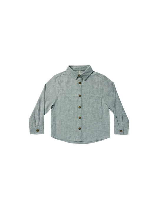 Walker Overshirt | Indigo