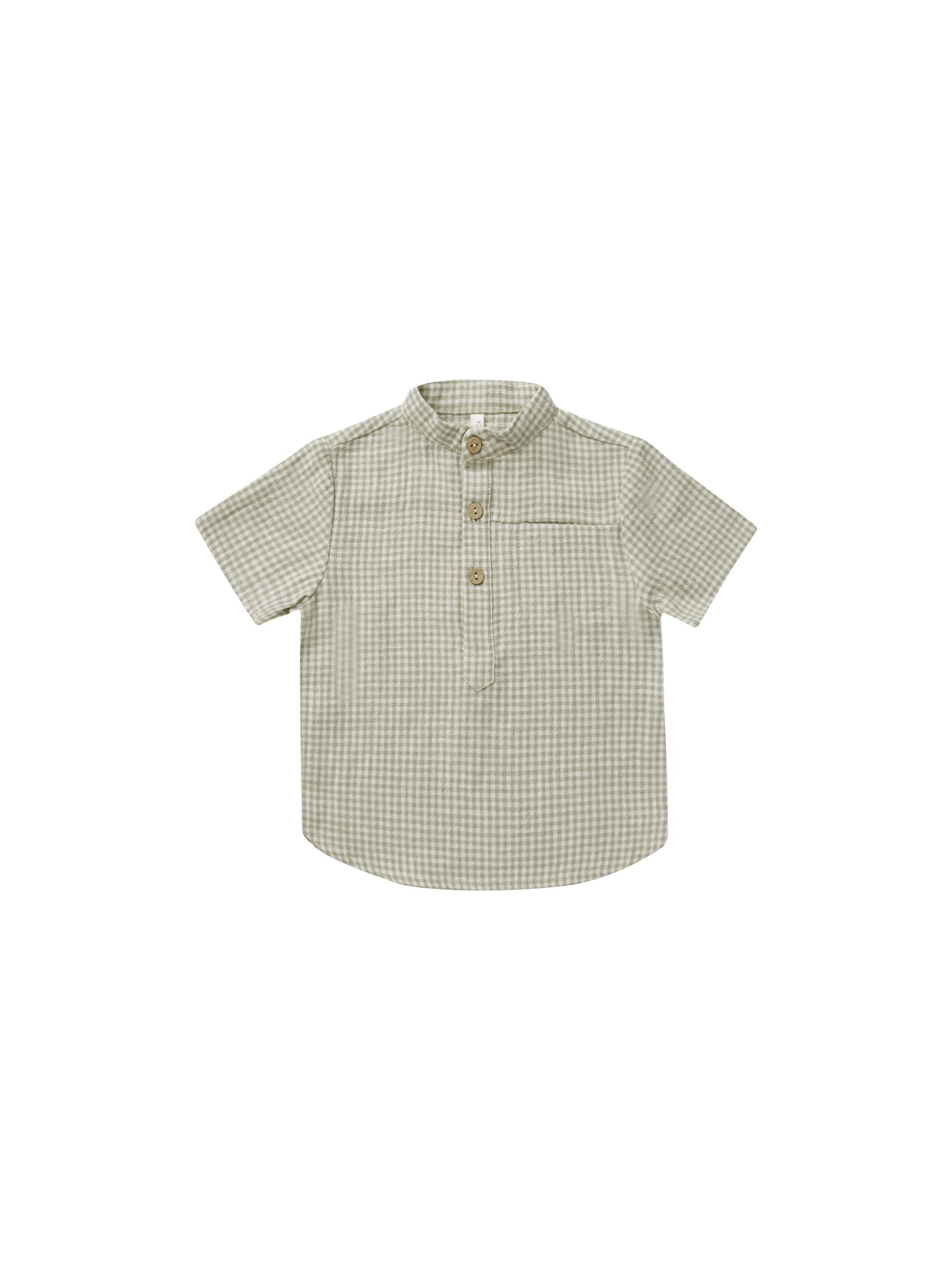 Mason Shirt | Sage Gingham