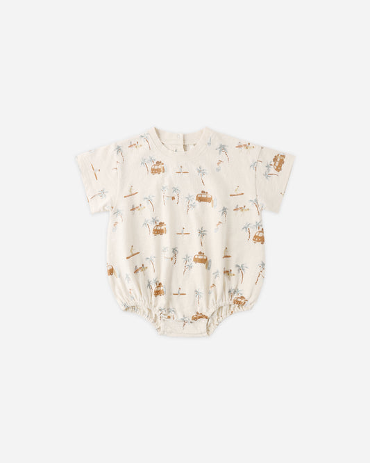 Relaxed Bubble Romper || Surf Town