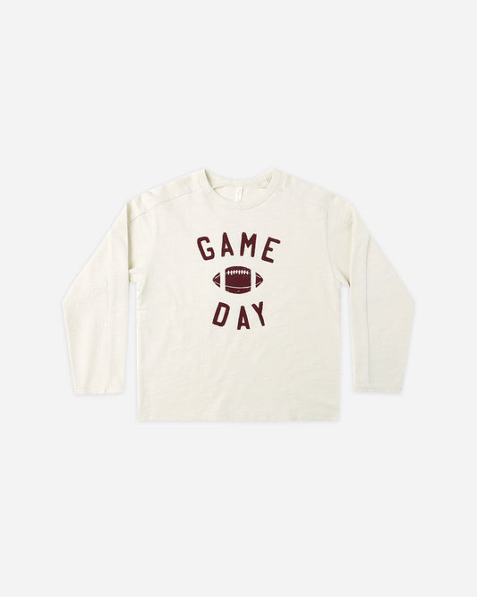 Long Sleeve Paneled Tee || Game Day