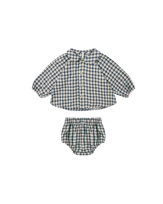 Nellie Set || Navy Check