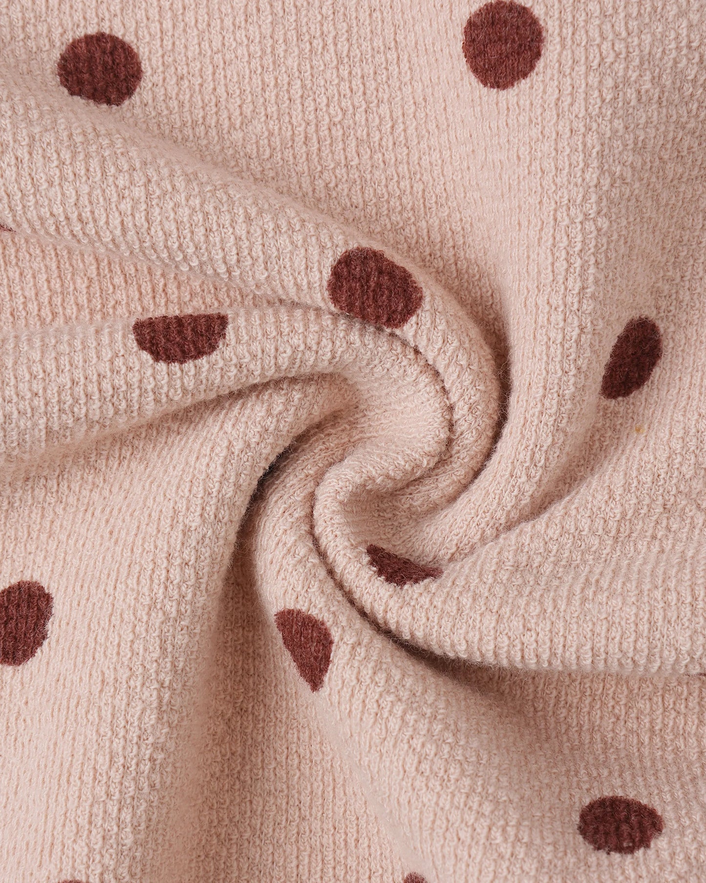 Spongey Knit Set || Polka Dot