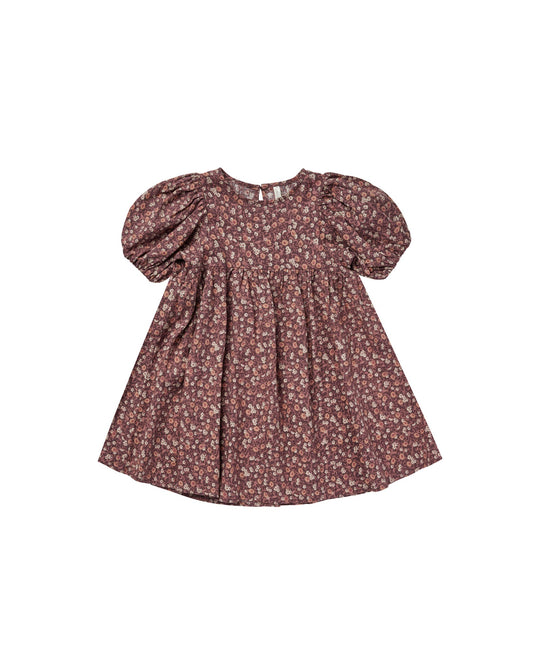 Marley Dress | Plum Floral