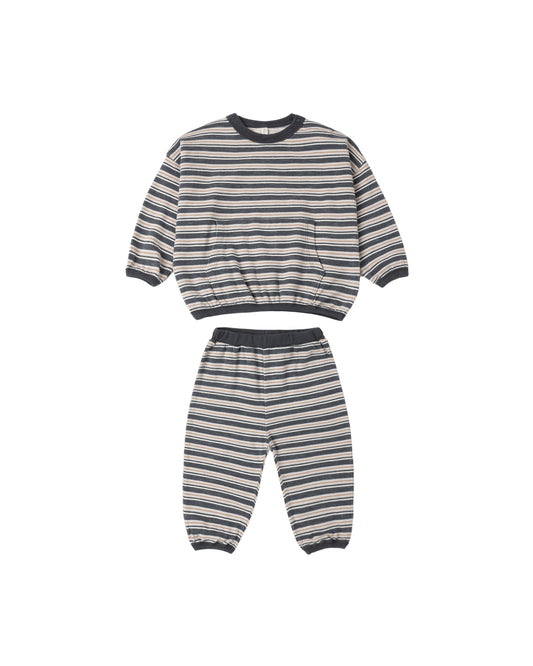 Relaxed Set || Blue Stripe