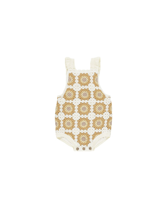 Crochet Romper || Marigold Daisy