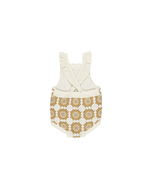 Crochet Romper || Marigold Daisy