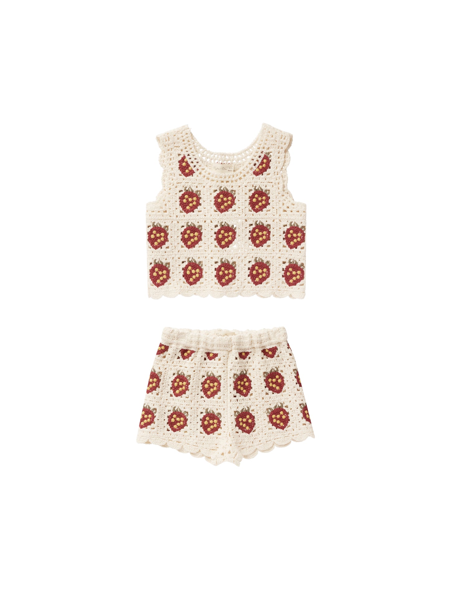 Crochet Tank Set | Strawberry