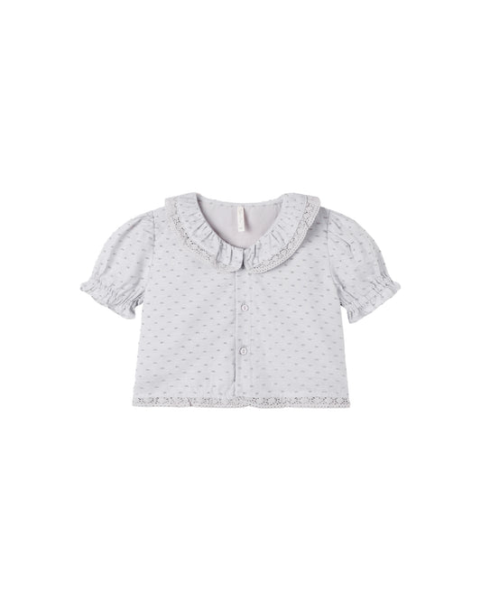 Bella Blouse | Dusty Blue