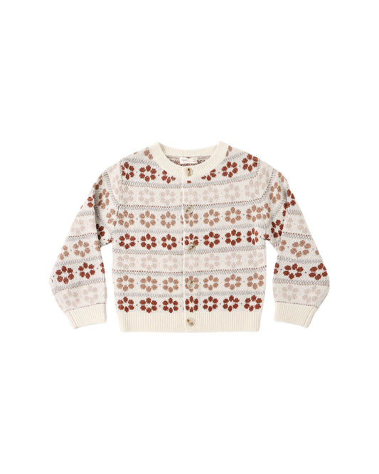 Cheyenne Cardigan | Flower Fair Isle