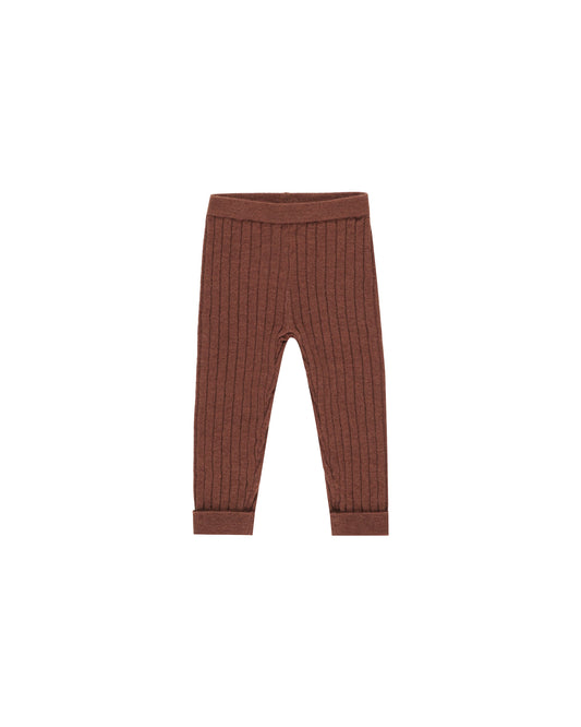 Cuffed Legging | Brick
