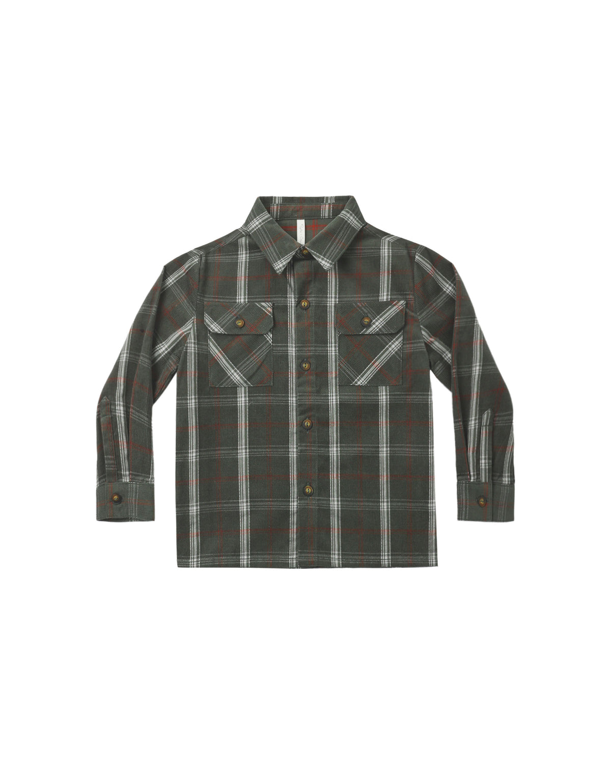 Pocketed Flannel Shirt | Holiday Plaid