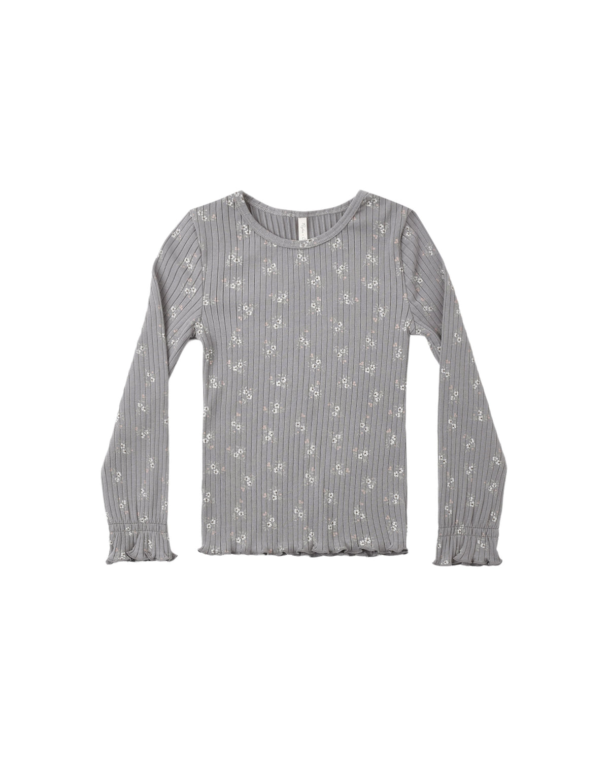 Ribbed Long Sleeve Top | Slate Bloom