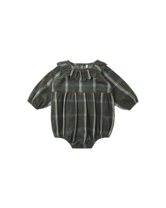 Freya Romper | Holiday Plaid
