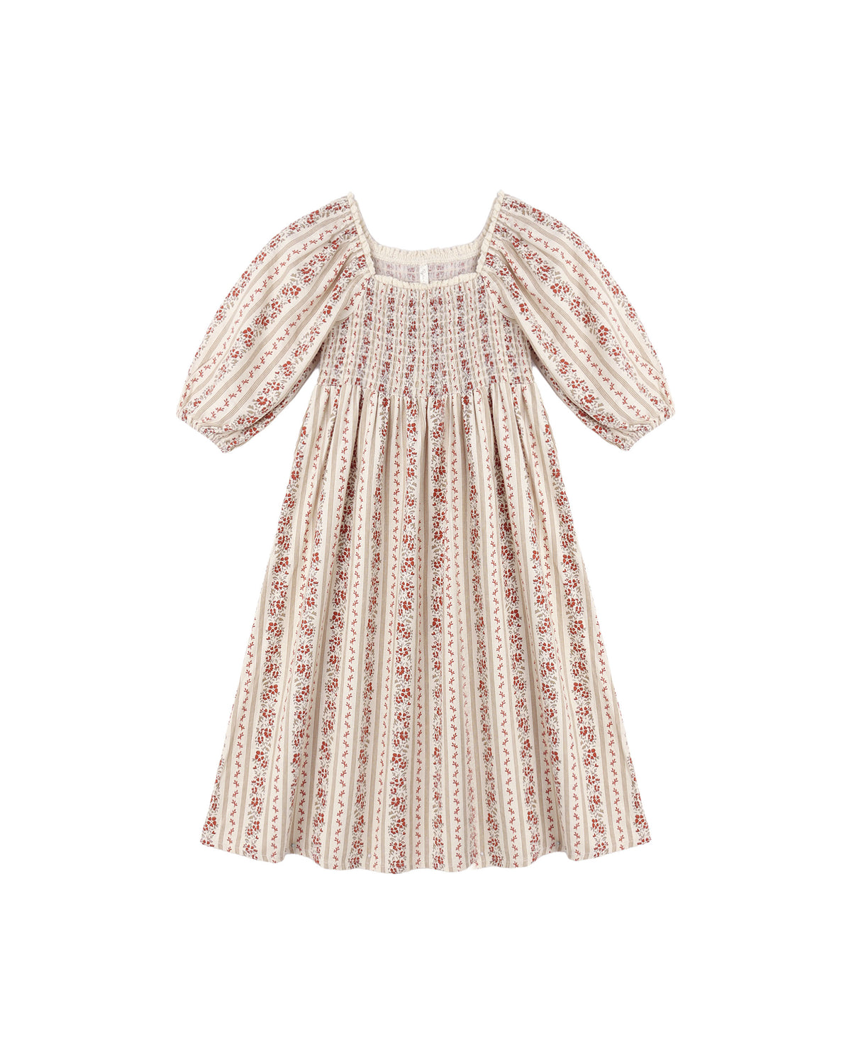Della Dress | Floral Stripe