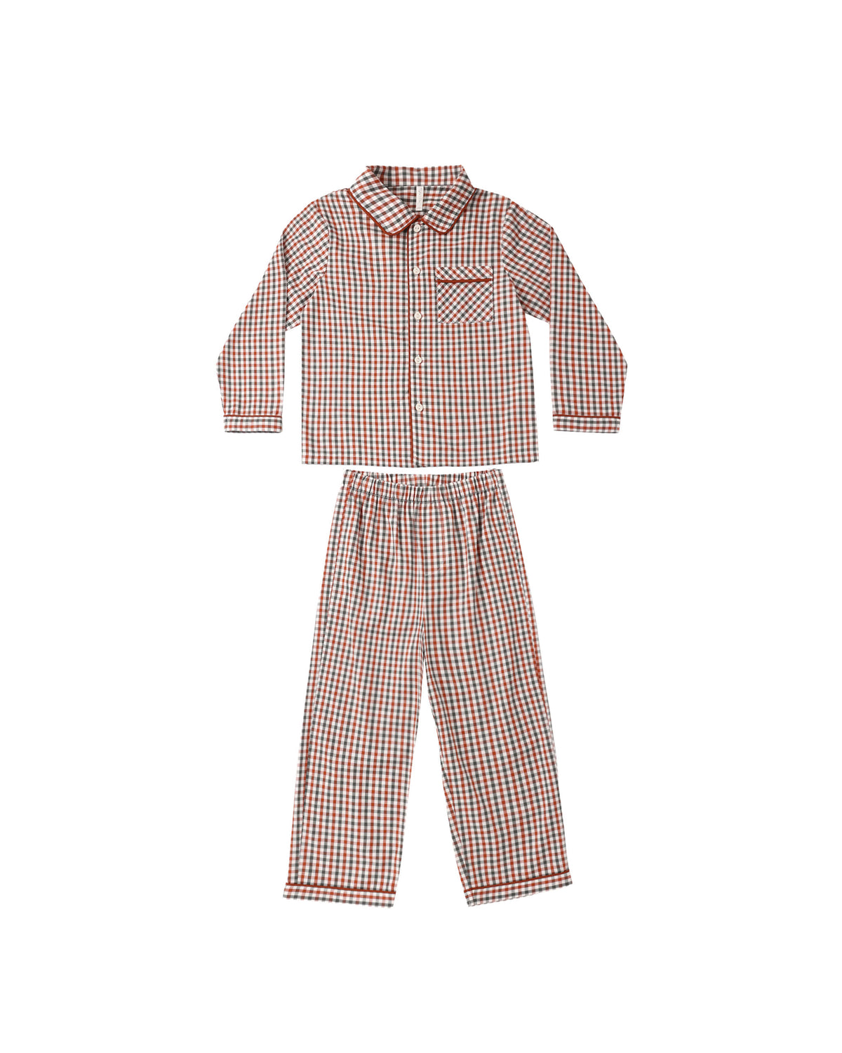 Long Sleeve Pajamas | Holiday Gingham