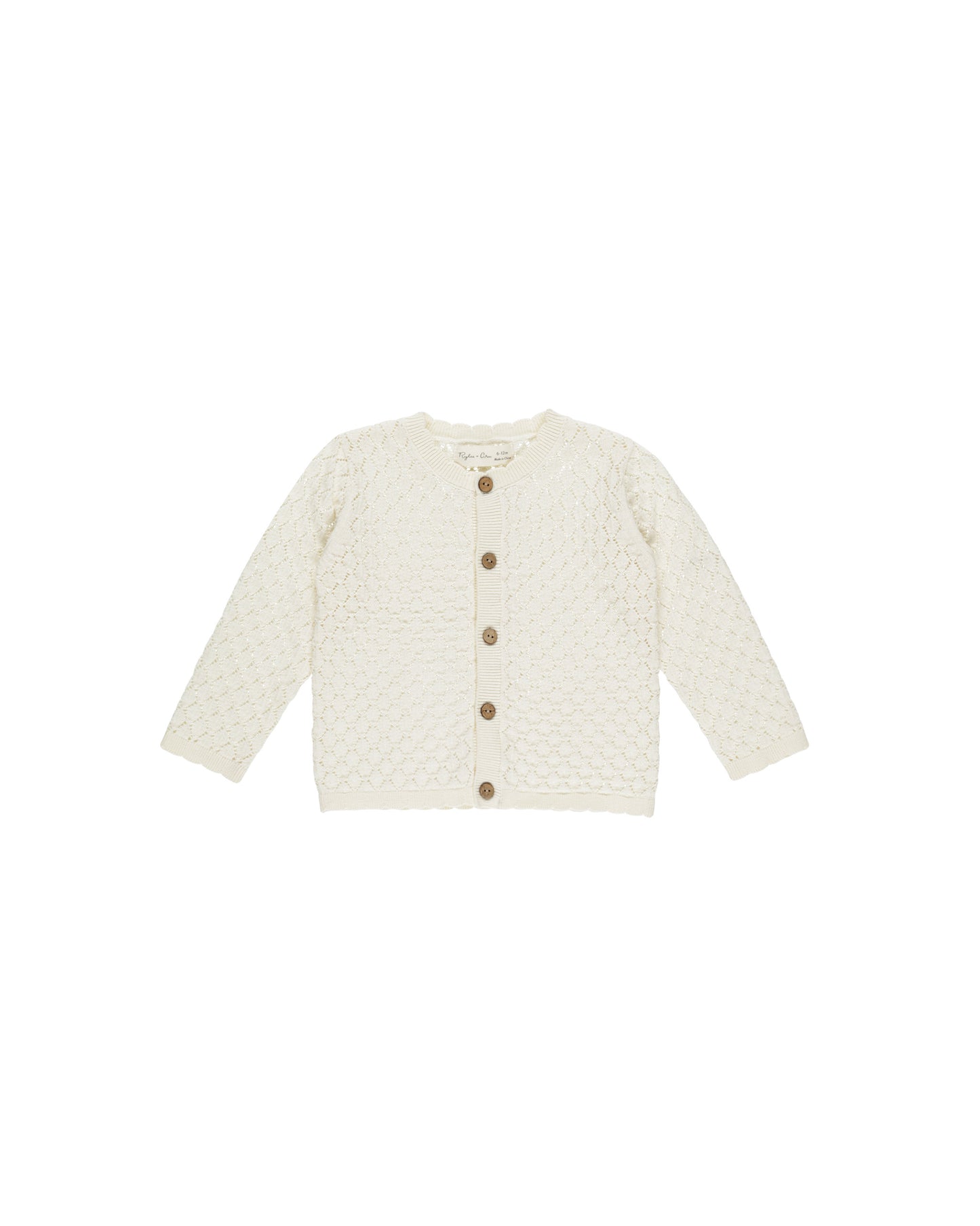 Baby Crochet Cardigan || Ivory