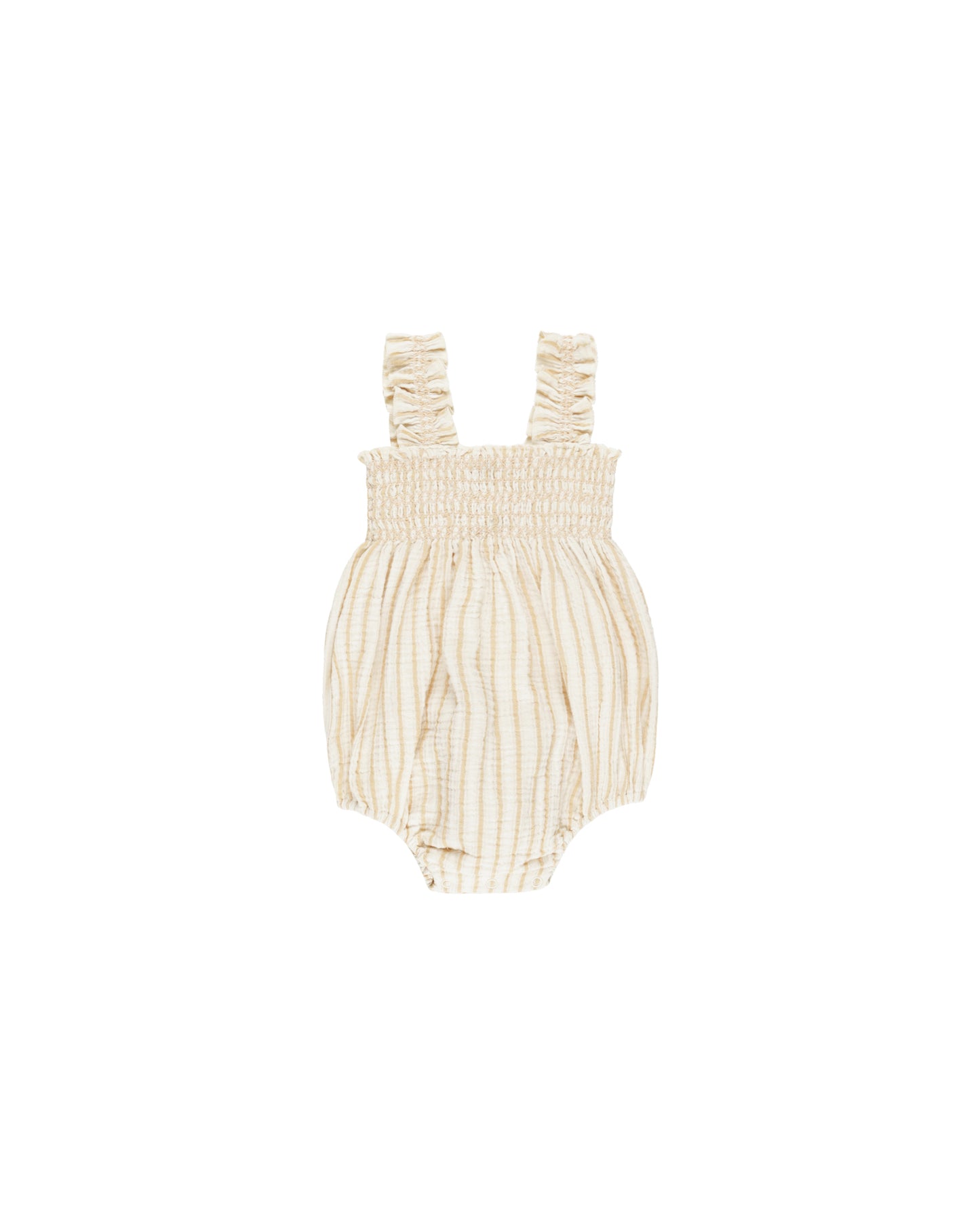 Julia Romper || Marigold Stripe