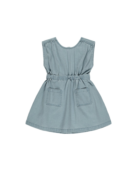 Denim Mini Dress || Ocean