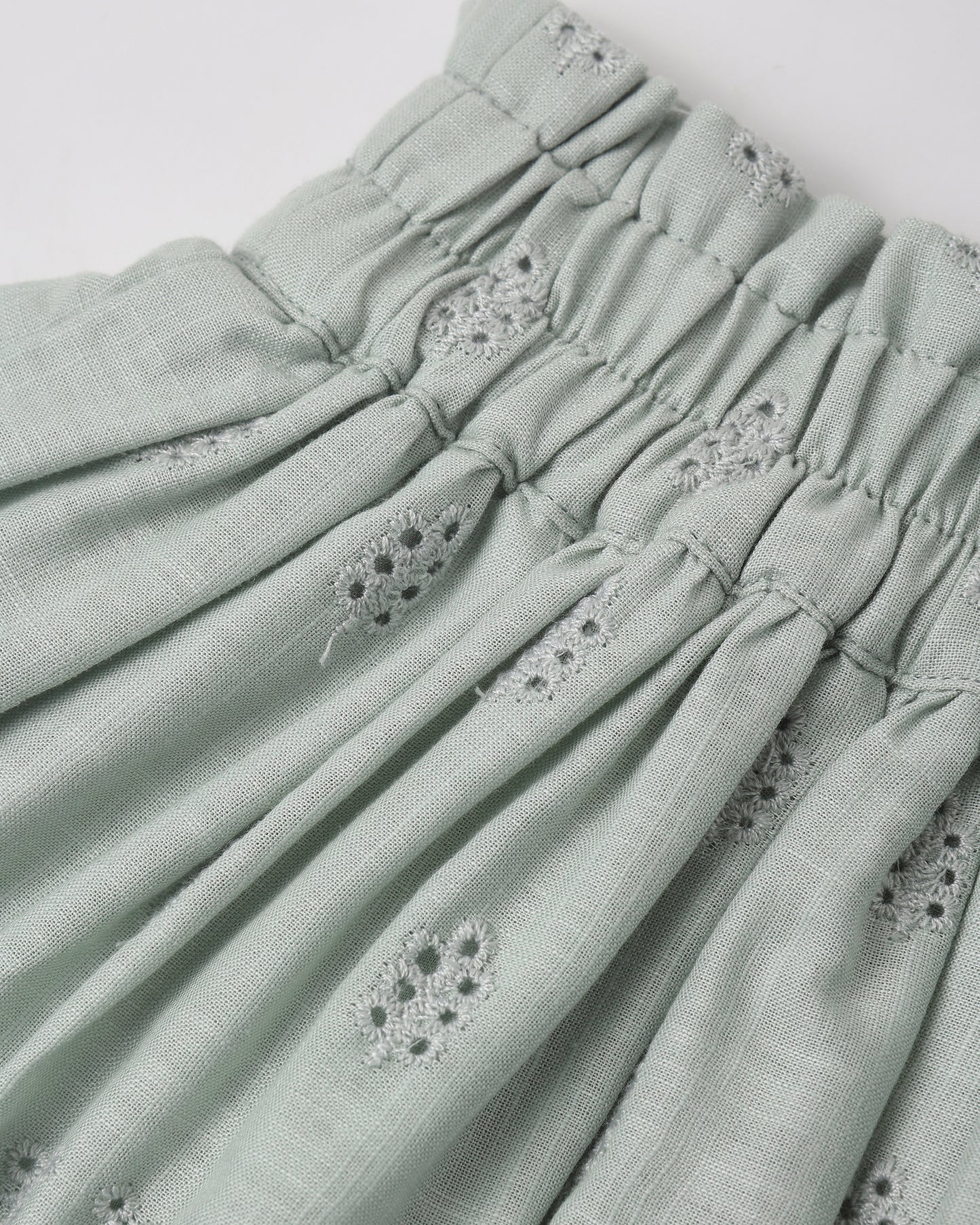 Rose Mini Skirt || Seafoam