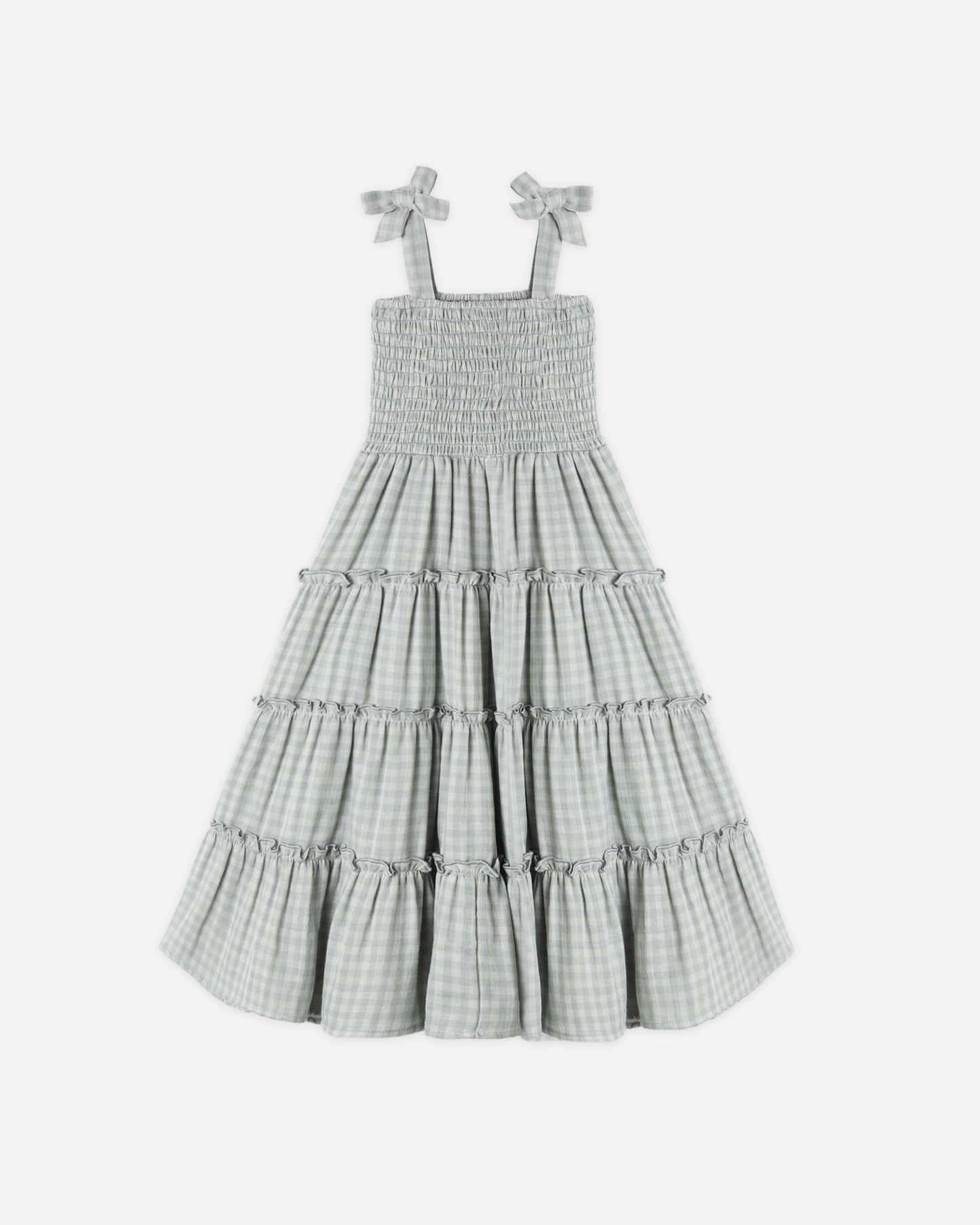 Taylor Dress || Green Gingham