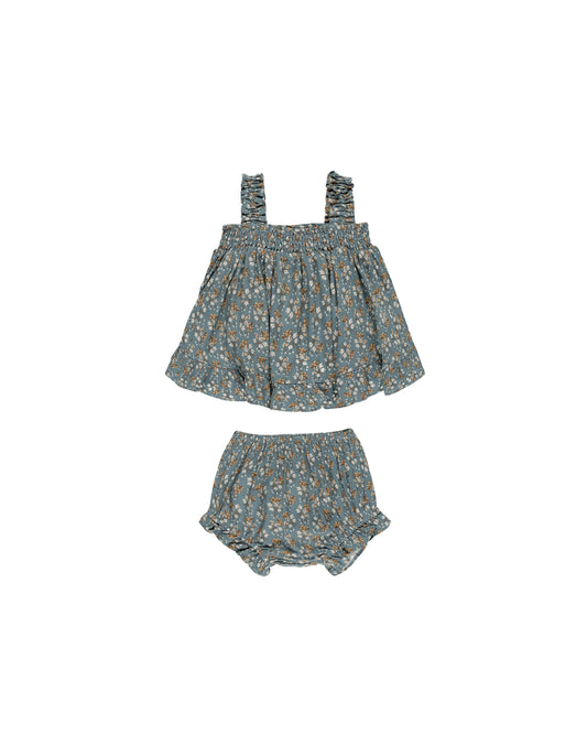 Lala Set || Blue Floral