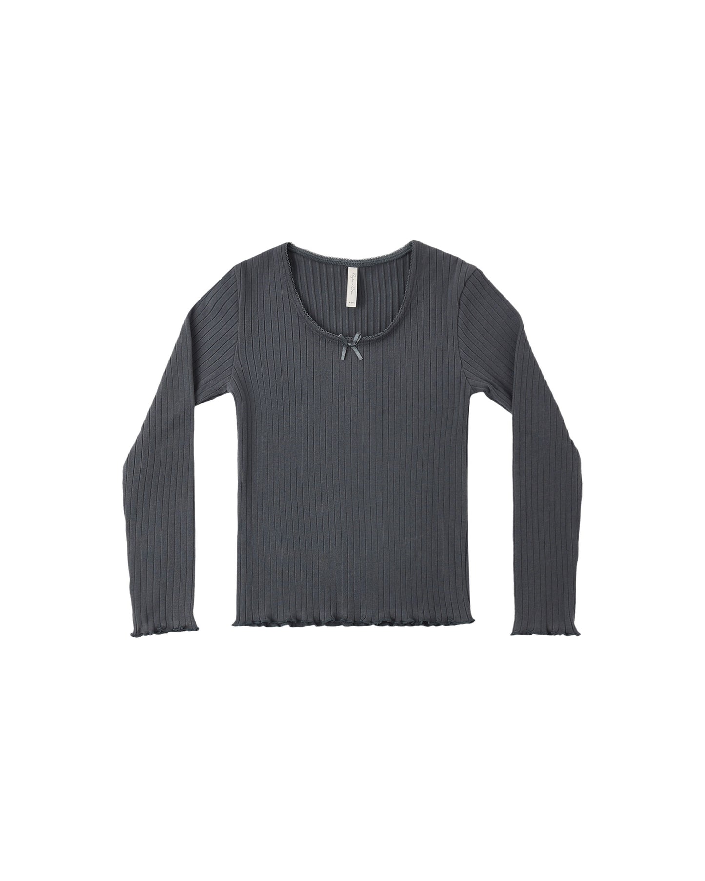 Ribbed Long Sleeve || Midnight