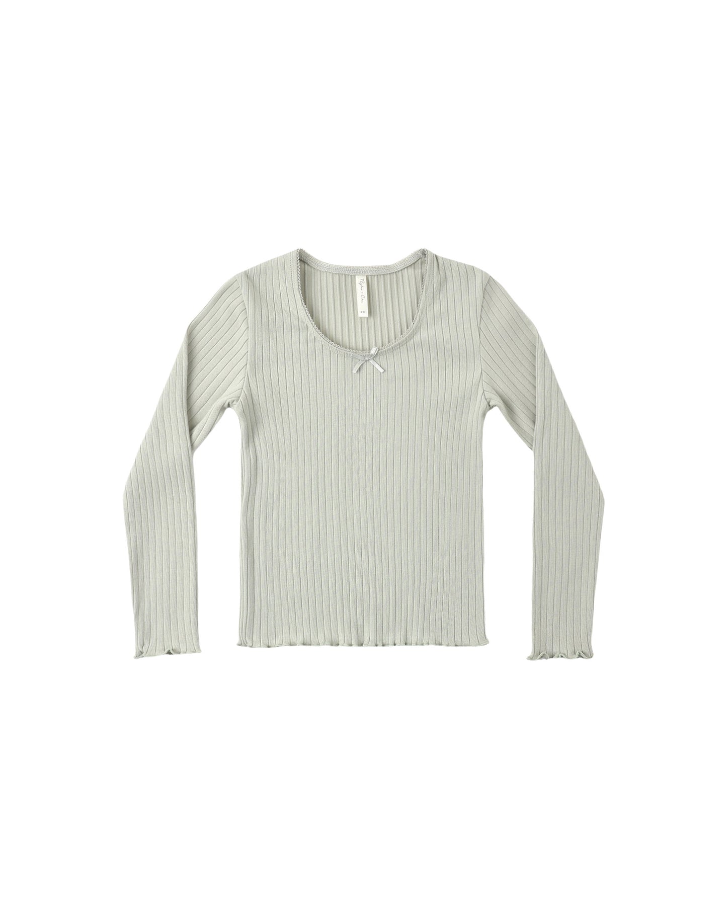 Ribbed Long Sleeve || Sage