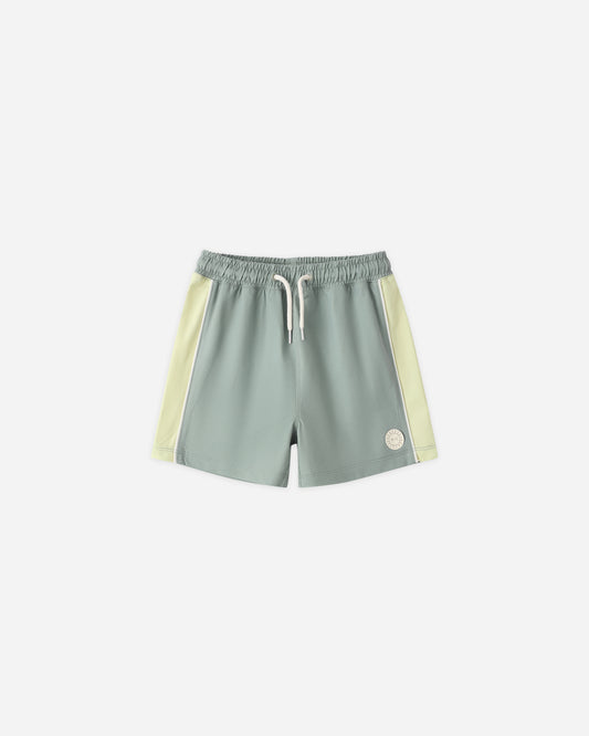 Paneled Boardshort || Sea Green
