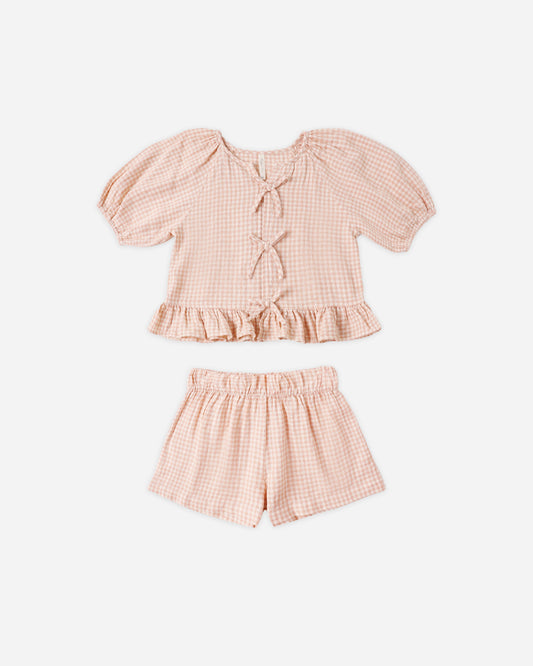 Juniper Set || Petal Gingham