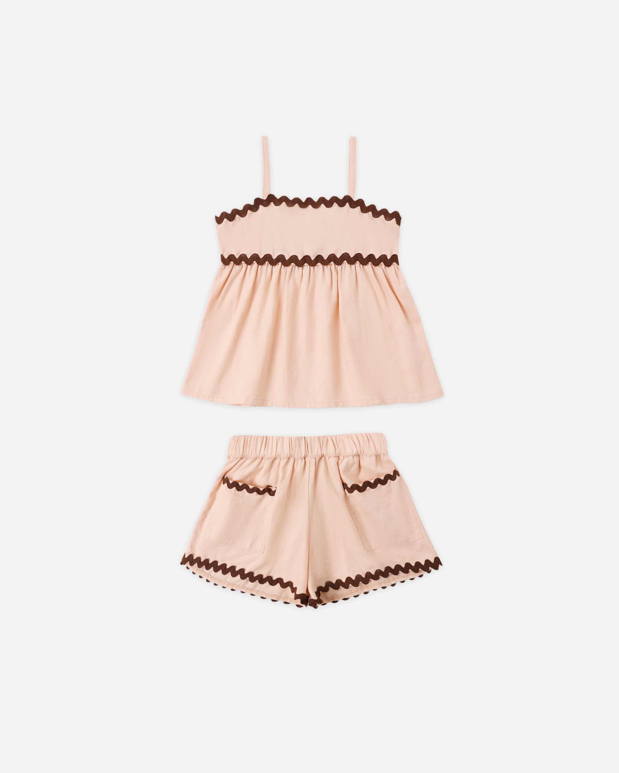 Ric Rac Set || Blush – ROBIN•riley