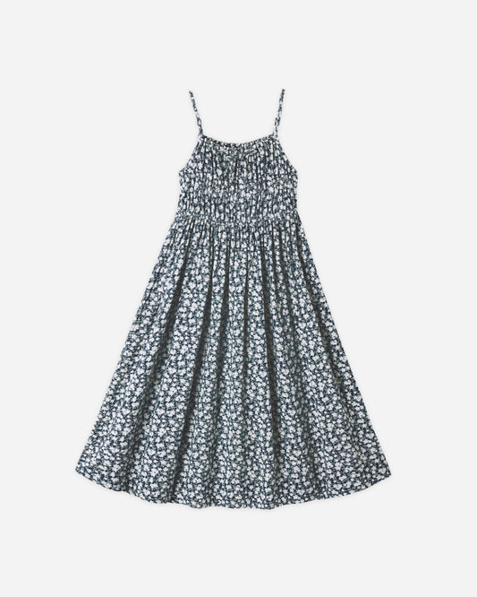 Delia Dress || Navy Floral