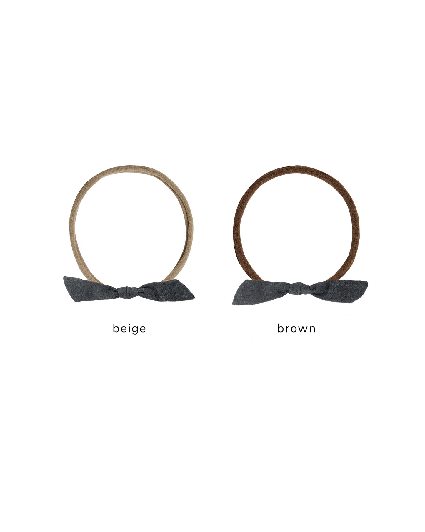 Little Knot Nylon Headband || Midnight