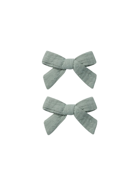 Bow With Clip | Aqua