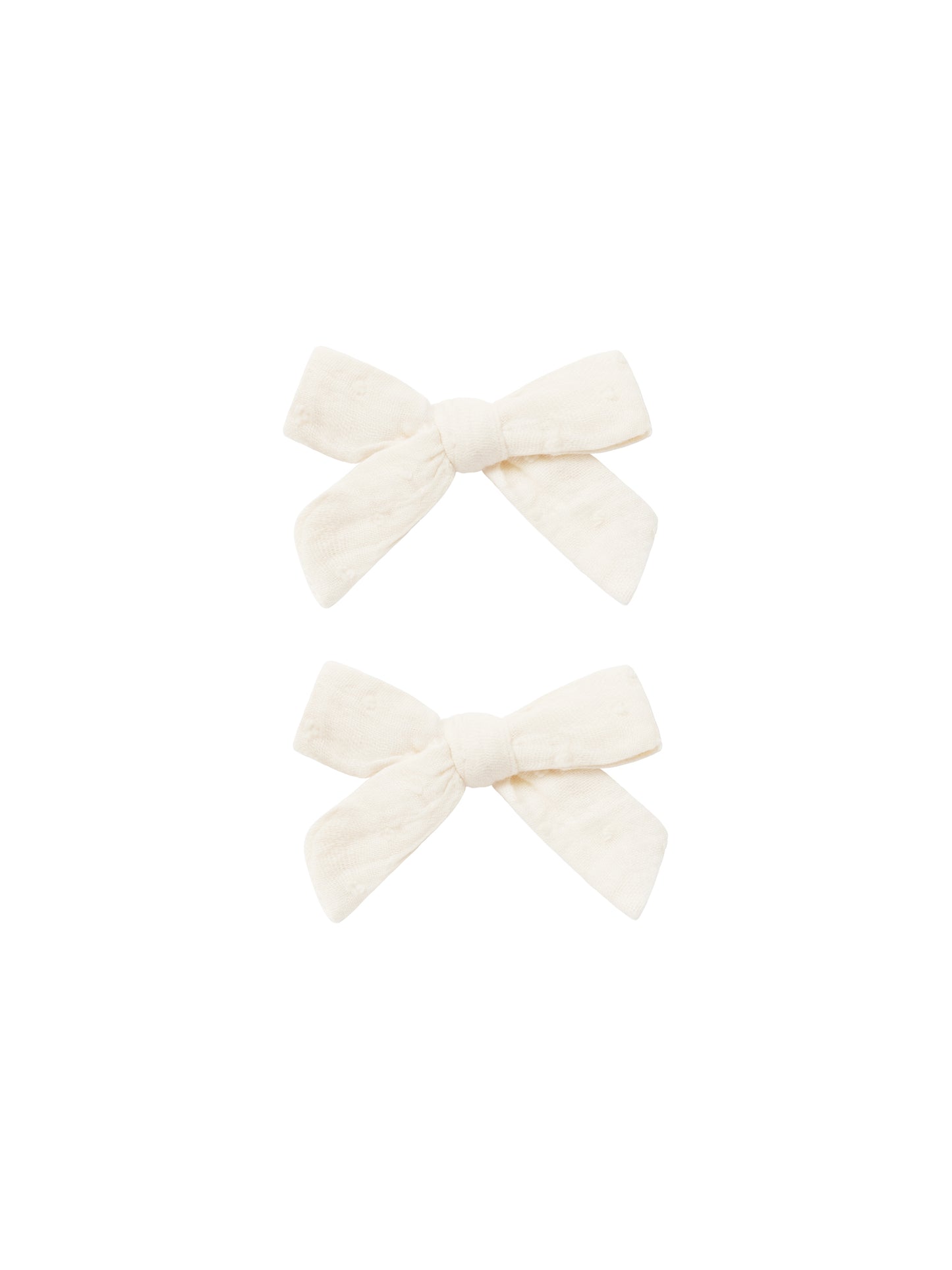 Bow With Clip | Ivory