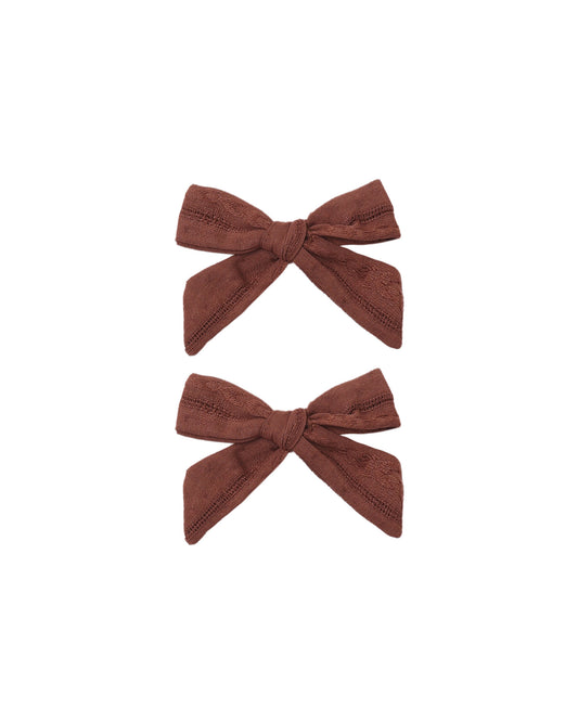 Bows, Set Of 2 || Mulberry